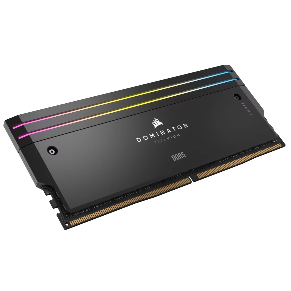 Corsair Desktop Ram 32GB (16GBx2) DDR5 7200MHz Dominator Titanium RGB view 3